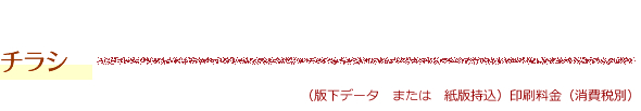 チラシ